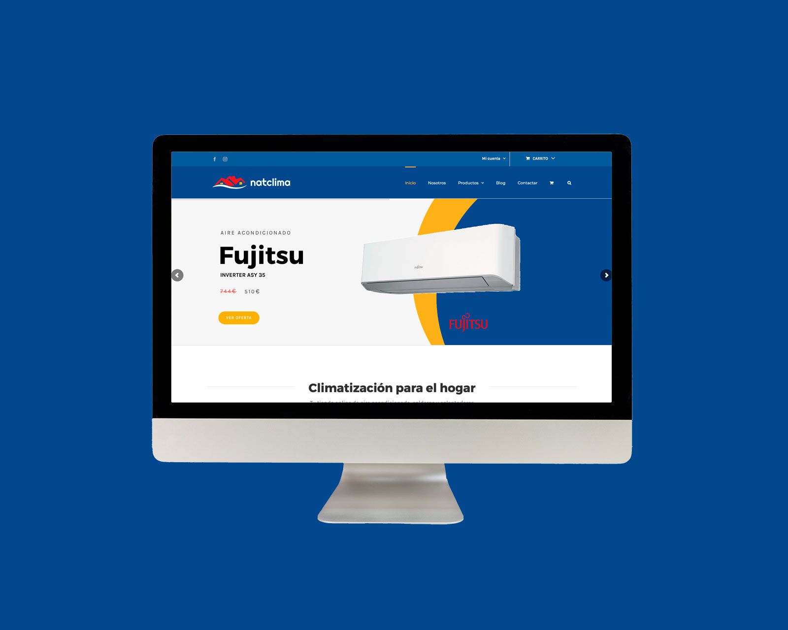 wordpress-woocommerce-natclima-diseño-web-marc-cliville