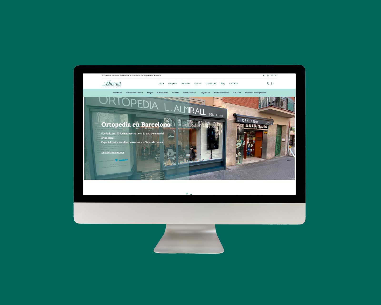 diseño-web-ortopedia-almirall-barcelona