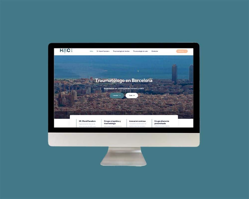 Mockup de diseño web para Manel Panadero - Marketing digital en Sabadell